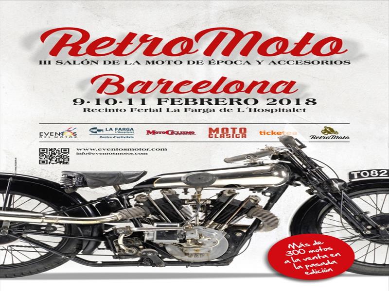 Retromoto Barcelona 2018 salón de la moto de época y accesorios