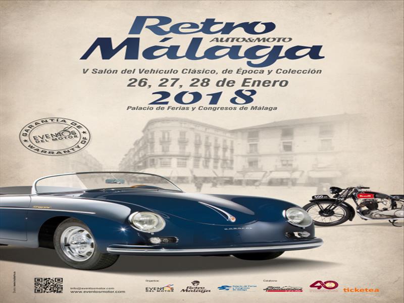 Retro Auto Moto Málaga 2018: Salón del vehículo clásico, de época y colección