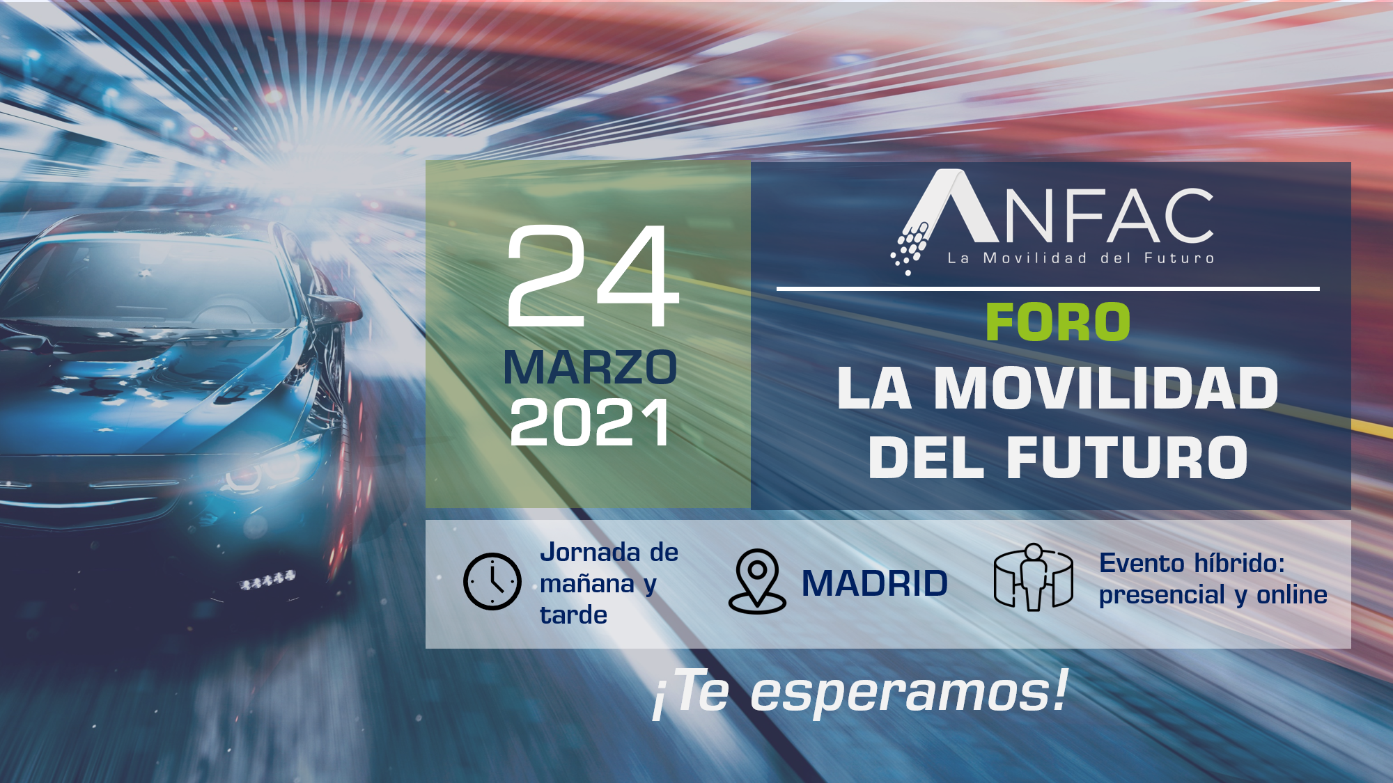 Foro «La Movilidad del Futuro» - Evento físico para ponentes y digital para asistentes