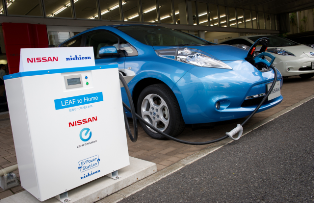 Nissan desarrolla un sistema para transferir energía del eléctrico al hogar