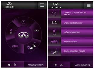 Infiniti España crea una nueva aplicación para 'smartphones'