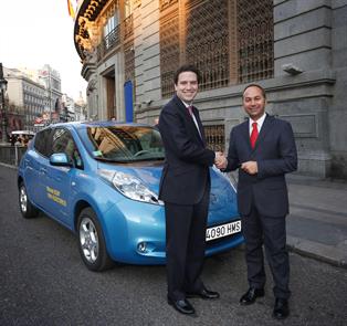 Nissan cede un Nissan Leaf a la Comunidad de Madrid