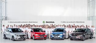 Skoda alcanza once millones de unidades en Mladá Boleslav