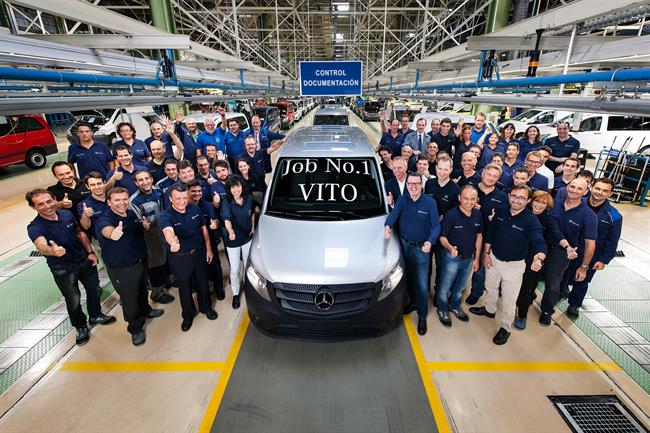 Mercedes-Benz inicia la producción en Vitoria de la nueva Vito