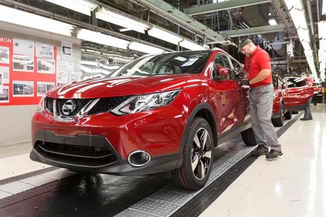 Nissan produce dos millones del Qashqai en Reino Unido