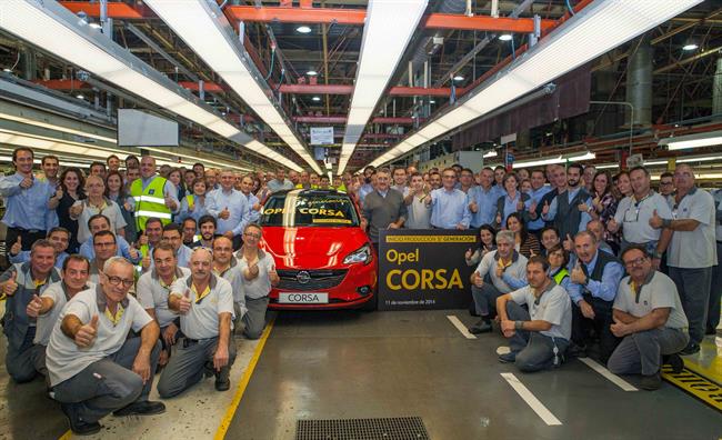General Motors en Zaragoza comienza a producir en serie el nuevo Opel Corsa