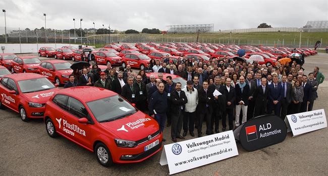 Volkswagen y ALD Automotive entregan 139 vehículos a Plus Ultra Seguros