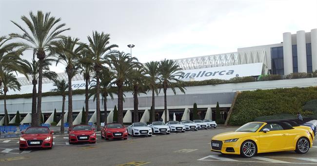 El aeropuerto de Palma acoge la presentación mundial del Audi TT Roadster