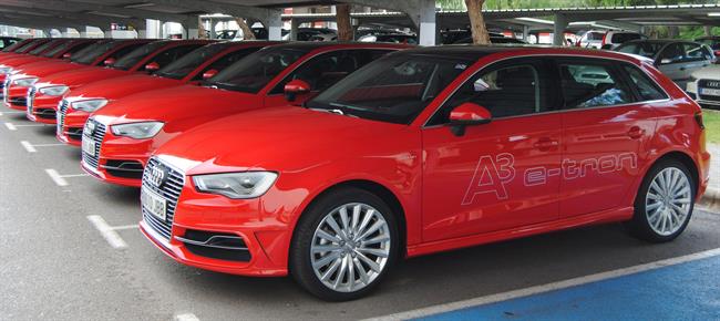 El Aeropuerto de Palma acoge la presentación del nuevo  eléctrico de Audi