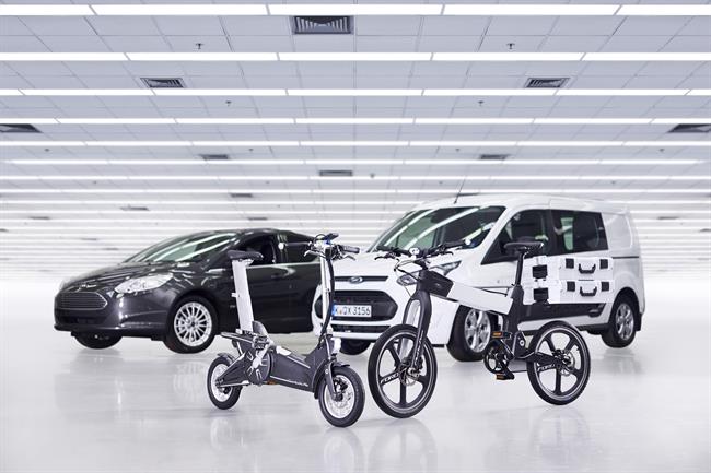 Economía/Motor.- Ford presenta un proyecto de movilidad con bicicleta eléctrica