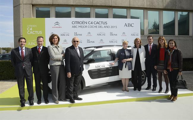 El Citroën C4 Cactus recibe el Premio ABC Mejor Coche del Año