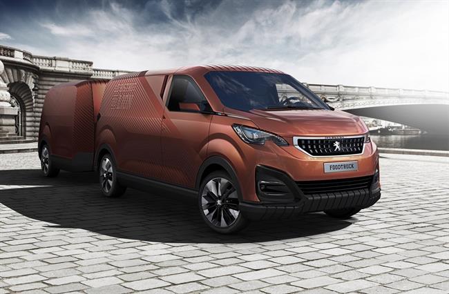 Peugeot crea un vehículo de distribución de comida callejera
