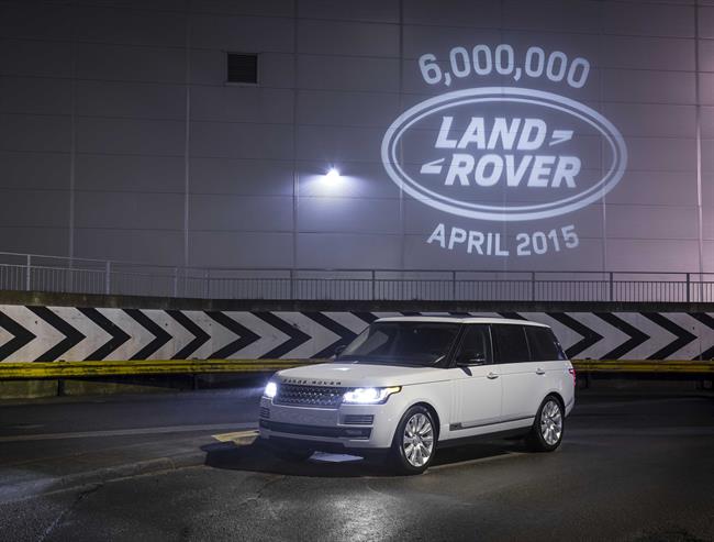 Land Rover alcanza una producción de 6 millones de unidades