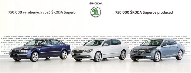 Skoda alcanza una producción de 750.000 unidades del Superb