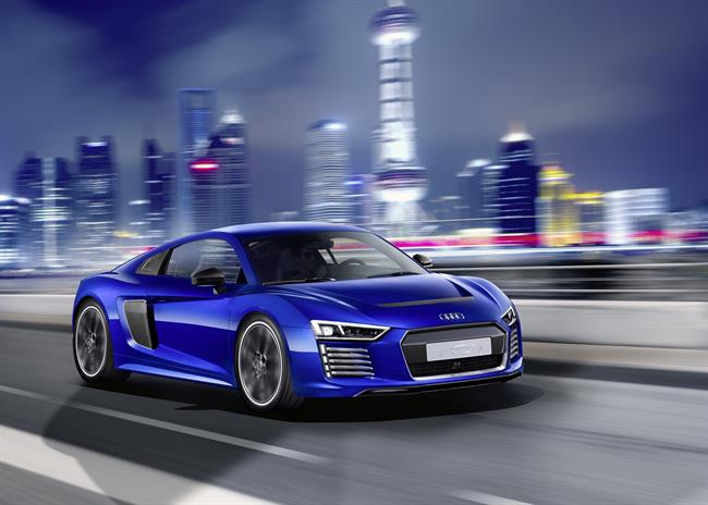 Audi desvela en Asia un R8 e-tron 'concept'