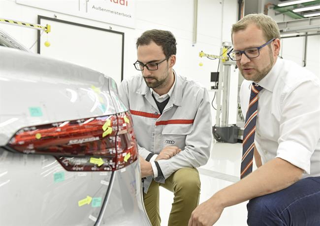 Audi introduce nuevos procesos en la producción del nuevo A4
