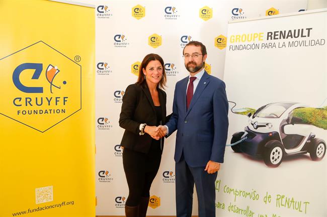 Renault colabora con la Fundación Cruyff en un proyecto con jóvenes con movilidad reducida