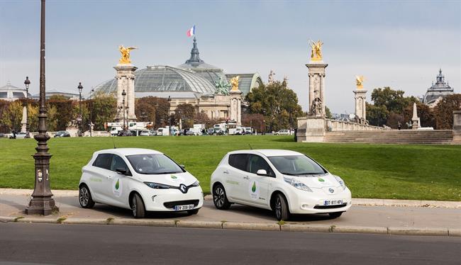 Renault-Nissan instalará 90 puntos de recarga en París