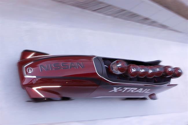 Nissan diseña el primer bobsleigh de siete plazas