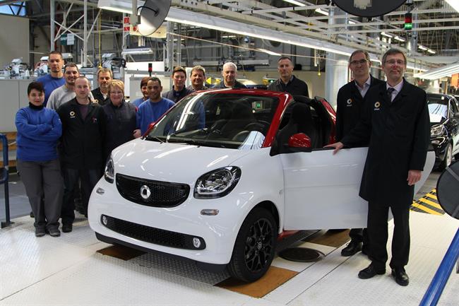 Daimler inicia la producción del nuevo Smart fortwo cabrio en Hambach (Francia)
