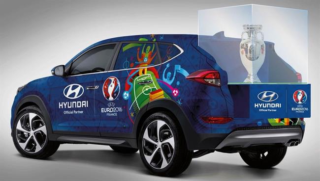 Hyundai transportará en un Tucson el trofeo de la UEFA Euro 2016