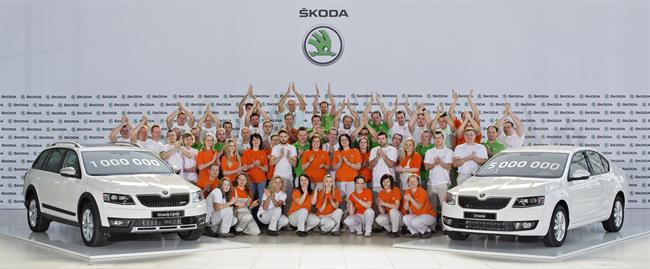 Skoda alcanza un millón de unidades producidas de la tercera generación del Octavia