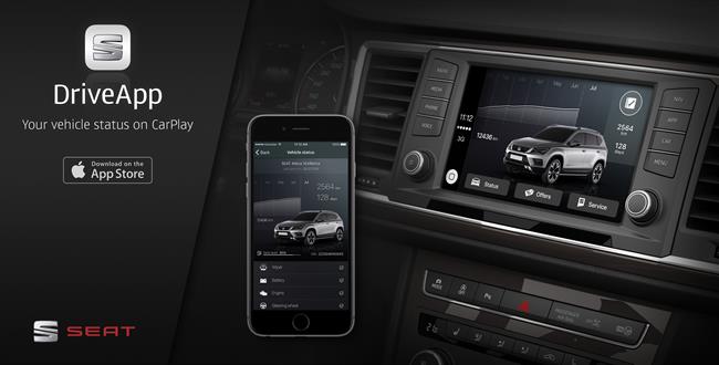Seat, primera marca de coches con una 'app' compatible con CarPlay para iPhone
