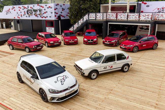 Volkswagen celebra con una concentración el 40 aniversario del Golf GTI