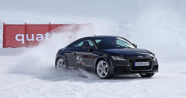 Audi inicia cursos de conducción en Sierra Nevada y Baqueira Beret