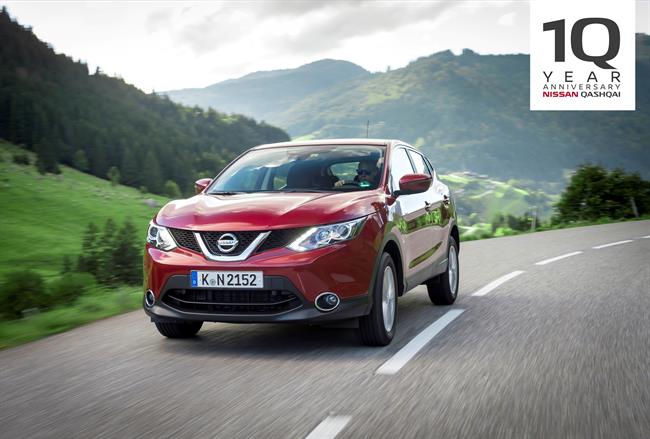 Nissan celebra en 2017 el décimo aniversario del Qashqai
