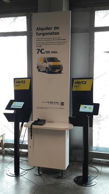 Hertz lanza herramienta para alquiler de furgonetas en grandes alamcenes
