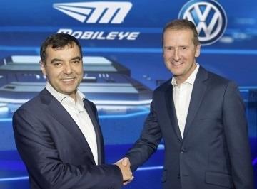 Volkswagen y Mobileye firman un acuerdo para trabajar en la conducción autónoma
