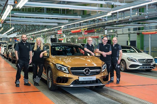 Mercedes-Benz empieza a fabricar el GLA en Rastatt (Alemania)