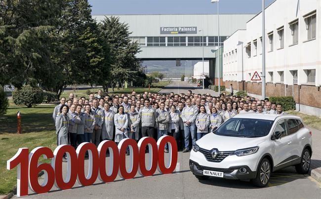 Renault alcanza una producción acumulada en España de 16 millones de vehículos