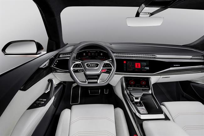 Audi presenta el sistema operativo Android integrado en el Audi Q8
