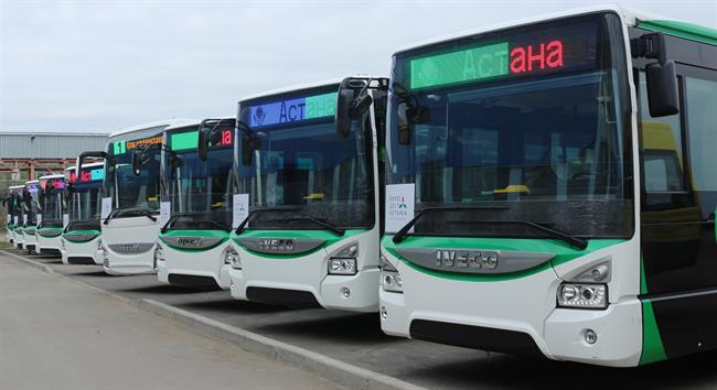 Iveco entrega las primeras unidades de un pedido de 210 autobuses en Kazajistán
