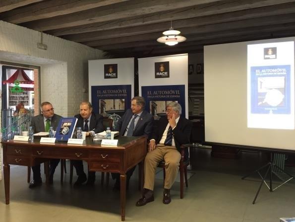 El RACE presenta 'El automóvil en la historia de España' en la Feria del Libro de Madrid