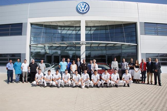 Volkswagen Navarra dona cuatro Polo a centros de FP para completar la formación de los alumnos