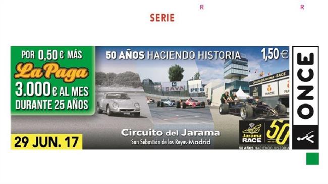 El cupón de la ONCE del jueves homenajeará el 50 aniversario del Circuito del Jarama