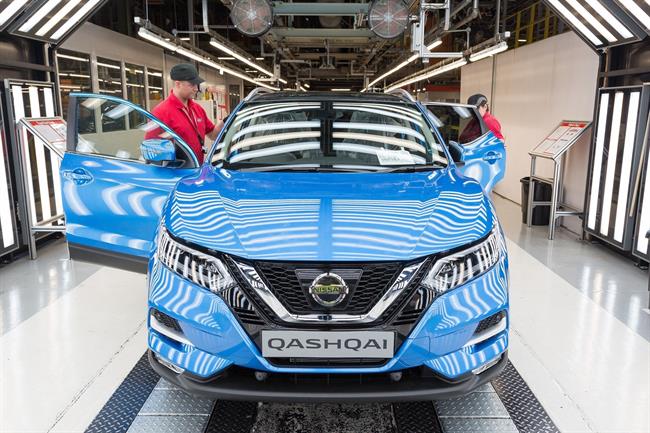 Nissan empieza a fabricar en Europa el nuevo Qashqai en su planta de Sunderland (Reino Unido)