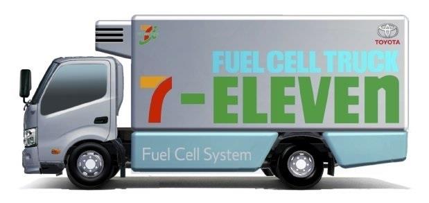 Toyota y Eleven se alían para implantar camiones de pila de combustible de hidrógeno