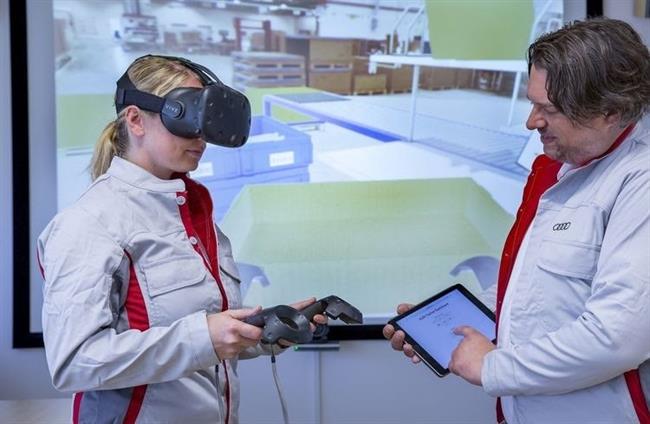 Audi usará la realidad virtual para formar a sus empleados de logística