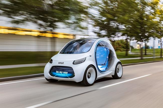 Smart presenta un prototipo autónomo sin pedales ni volante orientado al 'car sharing'