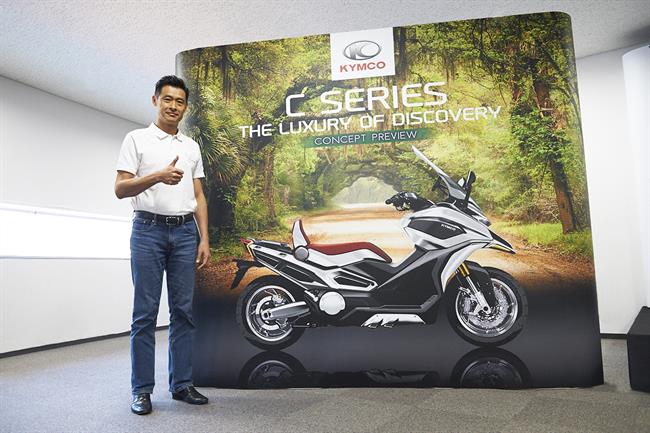 Kymco desarrollará un nuevo megascooter basado en el C Series Concept