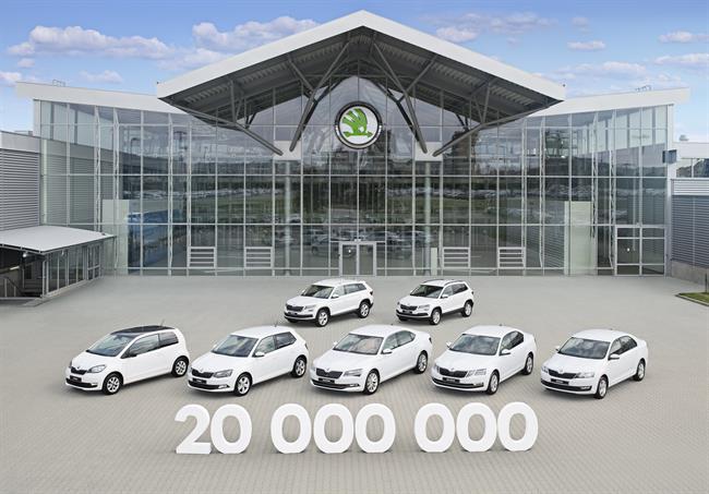 Skoda alcanza los 20 millones de vehículos producidos a lo largo de su historia
