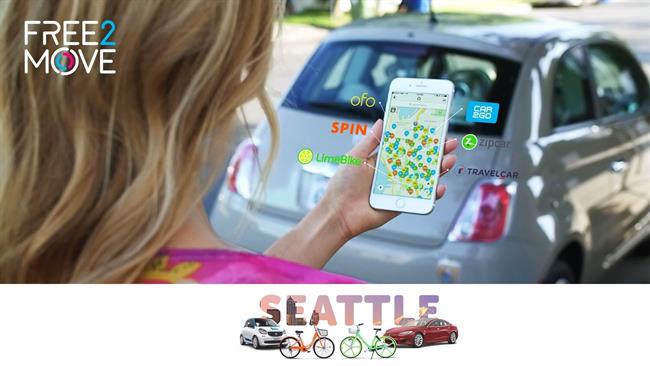 Grupo PSA lanza su plataforma de movilidad Free2Move en Seattle (EEUU)