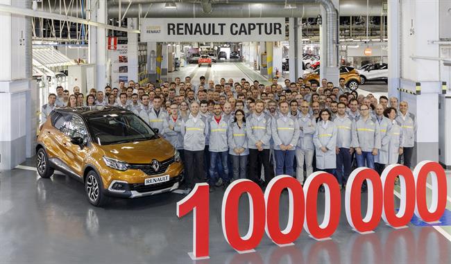 Fabricado el Renault Captur un millón en la planta de Montaje de Valladolid