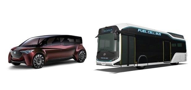 Toyota presentará en Tokio un familiar y un autobús propulsados por pila de combustible de hidrógeno