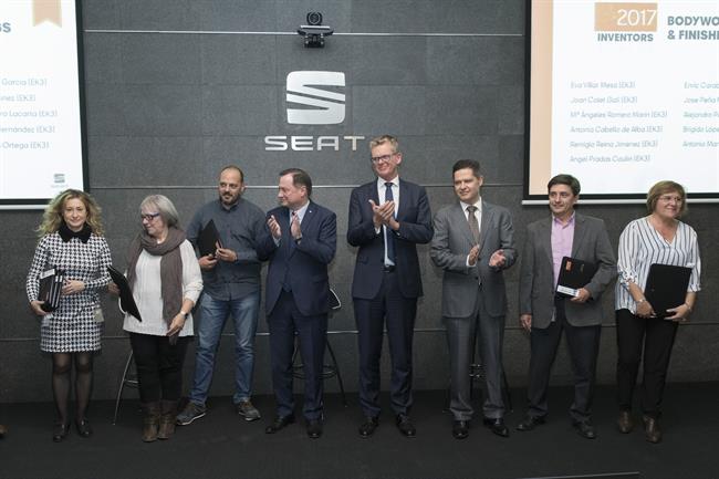 Seat premia las patentes e innovaciones desarrolladas por sus empleados