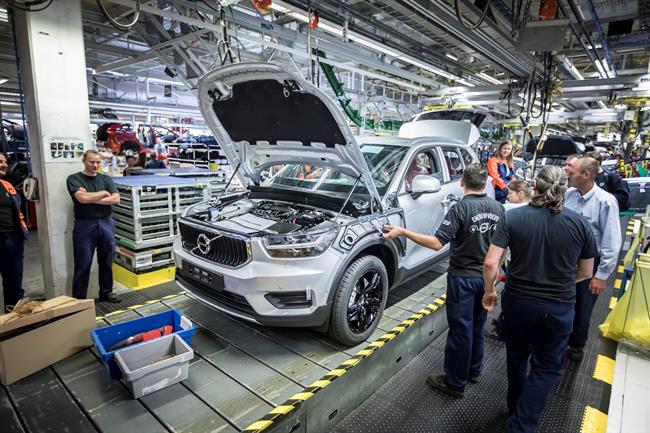 Volvo inicia en Bélgica la producción del nuevo XC40, del que ha recibido ya 13.000 pedidos